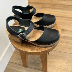 Mia “ABBA” authentic wooden clog made in Sweden.